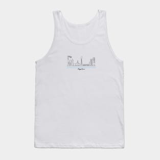 Doha Skyline - Qatar 2022 - Argentina Tank Top